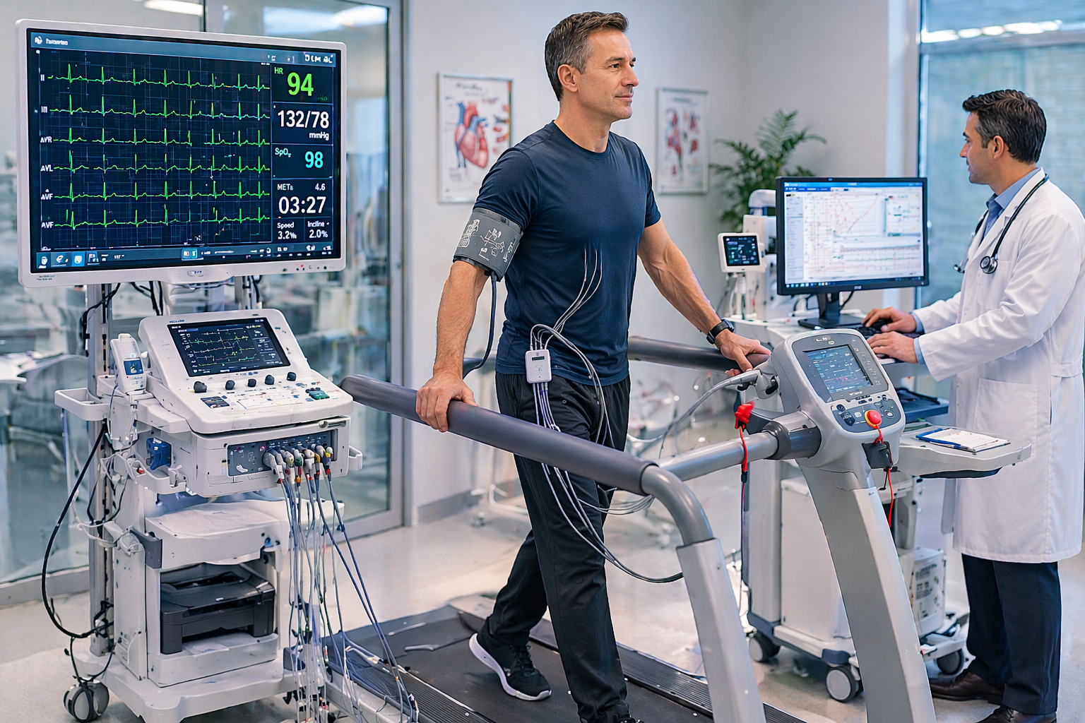 فحص شامل للقلب يشمل تخطيط القلب والإيكو و الهولتر وفحص الجهد في عمان